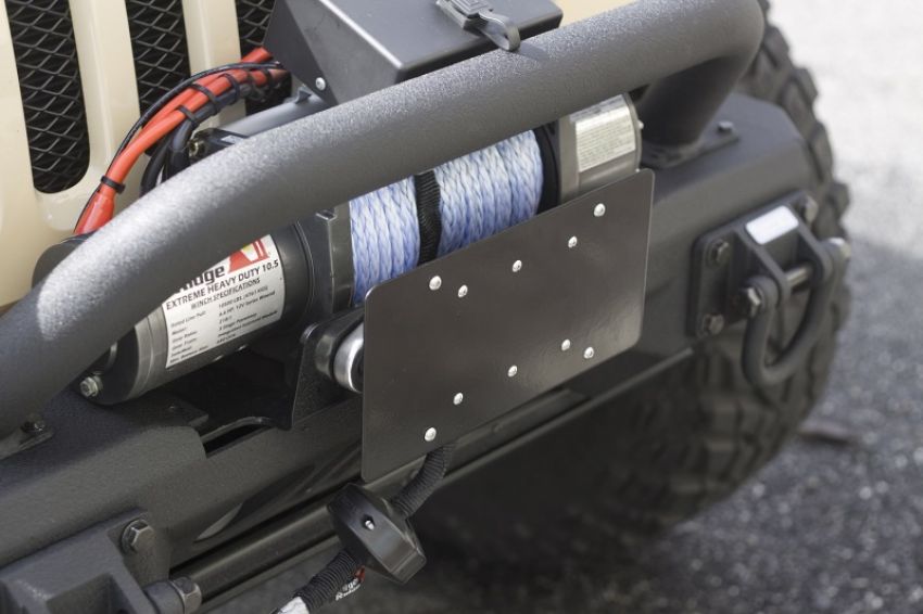License Plate Mounting B racket for Hawse Fairlea