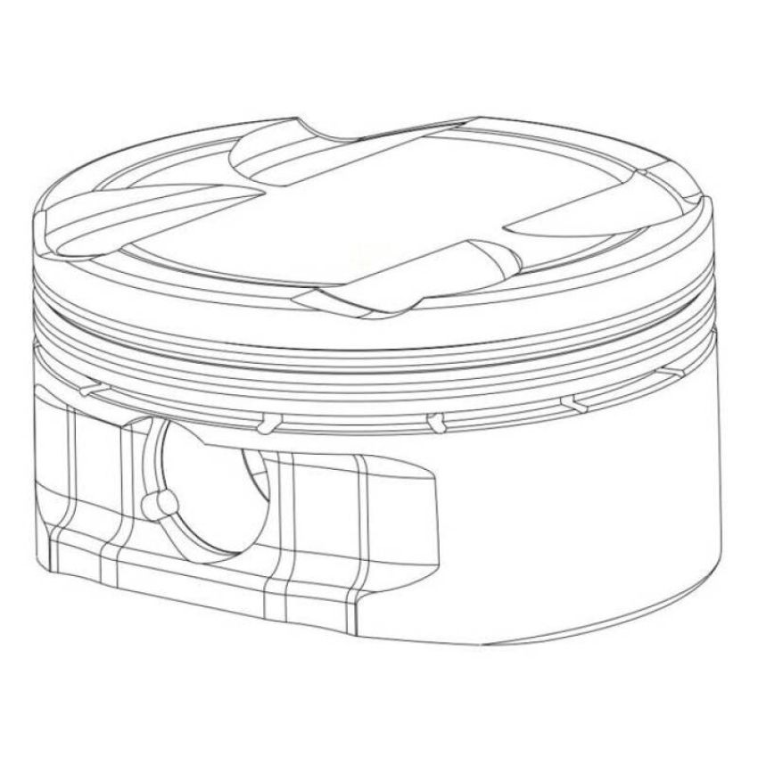 CP Pistons SC7708-1 CP Piston BMW S58B30 Pistons STD Bore (84mm) 9.3:1 - Single
