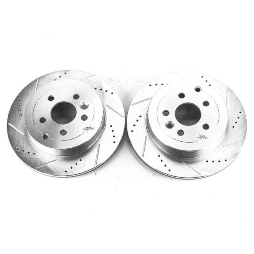 PowerStop EBR1094XPR PowerStop Evolution Performance Drilled, Slotted & Plated Brake Rotor Pair