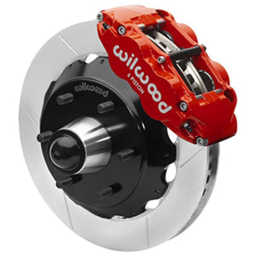 Wilwood 140-16457-R 63-87 C10 CPP Spindle FNSL6R Front BBK 13in Slotted 6x5.5 BC - Red