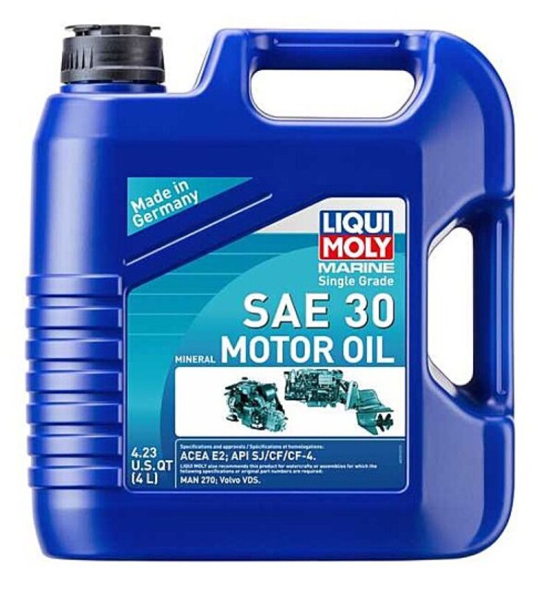LIQUI MOLY 22512 4L Marine Single Grade Motor Oil SAE 30