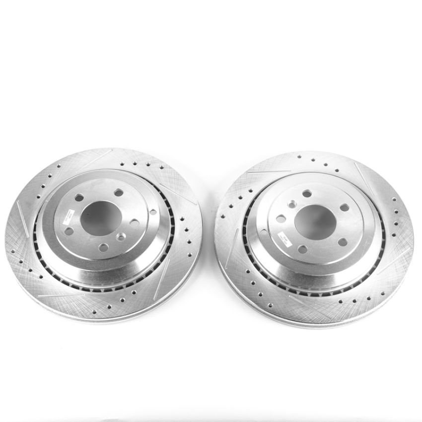 PowerStop EBR675XPR PowerStop Evolution Performance Drilled, Slotted & Plated Brake Rotor Pair
