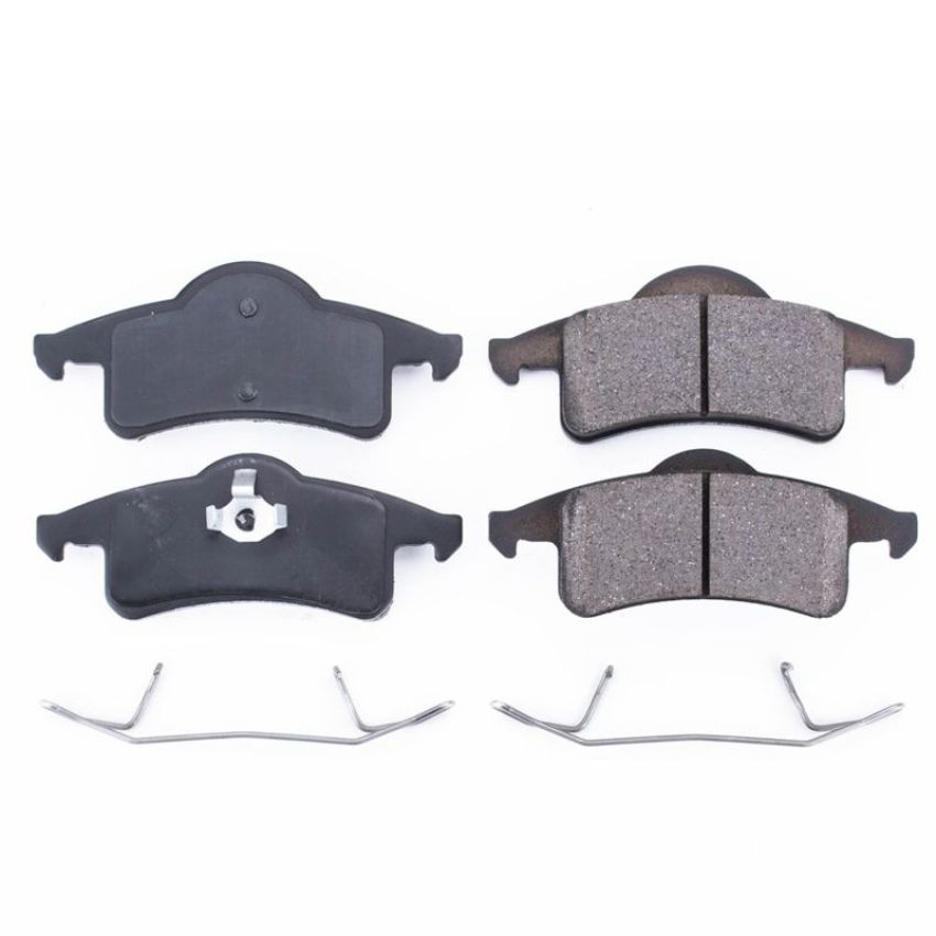 PowerStop 17-791 PowerStop - Z17 Low-Dust Ceramic Brake Pads with Hardware