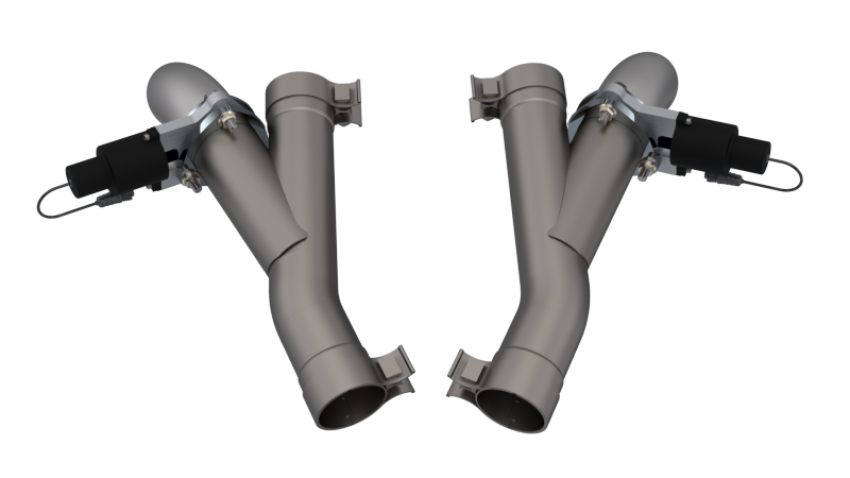 QTP 527112 2012-2022 Jeep Grand Cherokee SRT, Trackhawk, Dodge Durango SRT  Aggressor Cutout Pipes