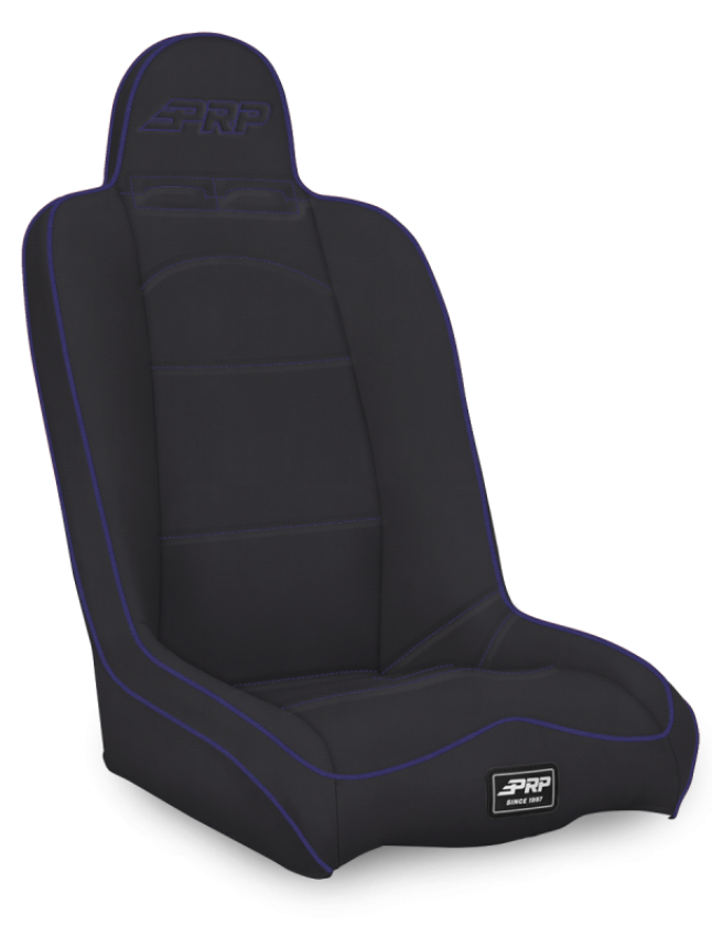PRP Seats A140110-201-M PRP Daily Driver High Back Suspension Seat- Black/Purple Vinyl