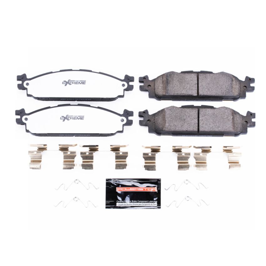 PowerStop Z36-1508 PowerStop - Z36 Truck and SUV Carbon-Fiber Ceramic Brake Pads with Hardware Kit