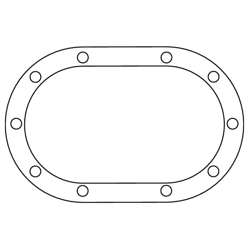 Cometic Gasket C15236 Cometic Sprint Midget Quick Change Gear Housing .032in AFM Differential Cover Gasket - 10 Bolt