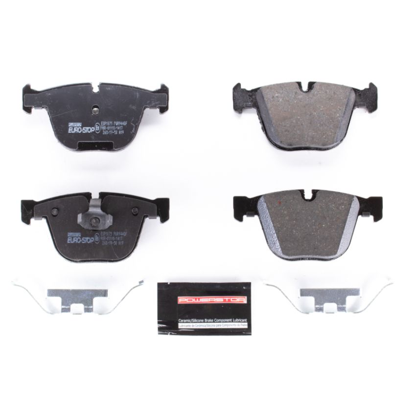 PowerStop ESP1075 EuroStop ECE-R90 Certified Brake Pad Set