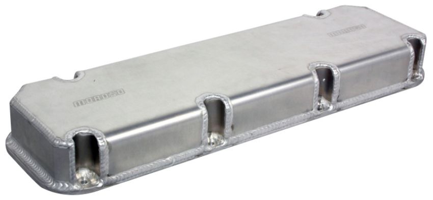 MOROSO MOR68348 BBF Billet Rail Valve Covers - 2.5in Tall