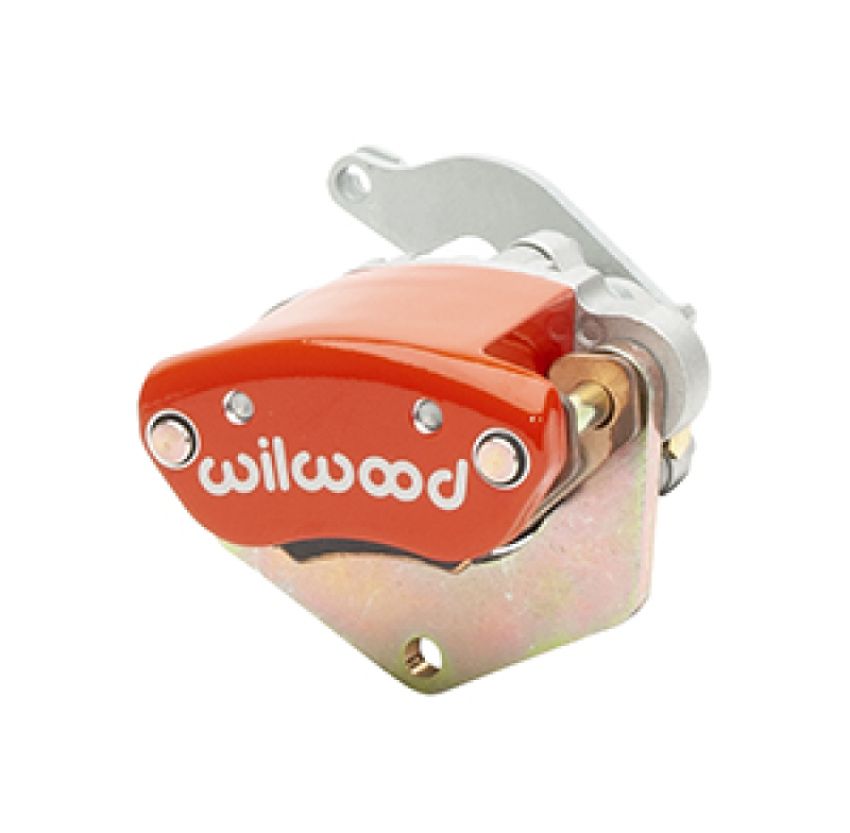 Wilwood 120-15354-RD Caliper-MC4 Mechanical-L/H - Red w/ Logo 1.19in Piston .81in Disc