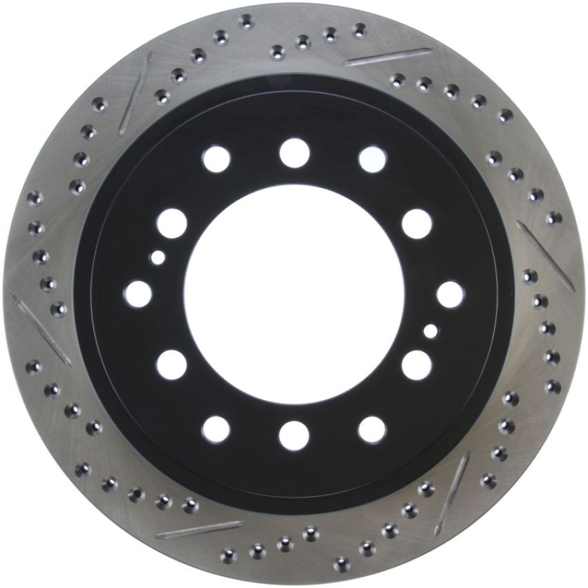 Stoptech 127.44175R Slotted & Drilled Sport Brake Rotor