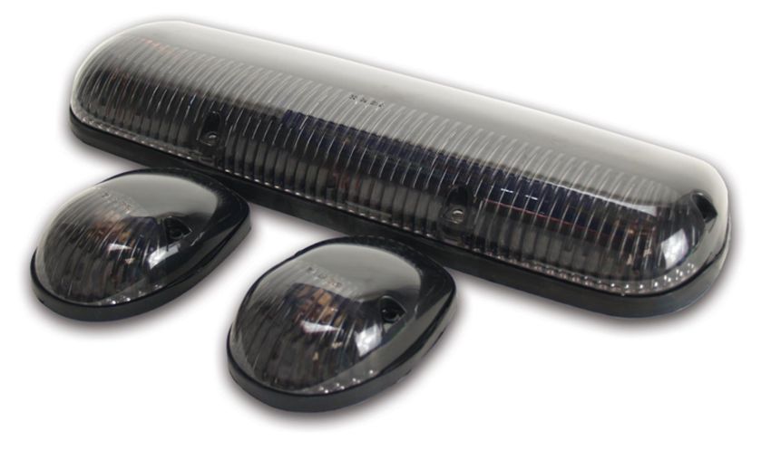 Pacer Performance 20-253S LED Smoke Hi-5 Cab Roof Light Kit, 02-07 GM Style