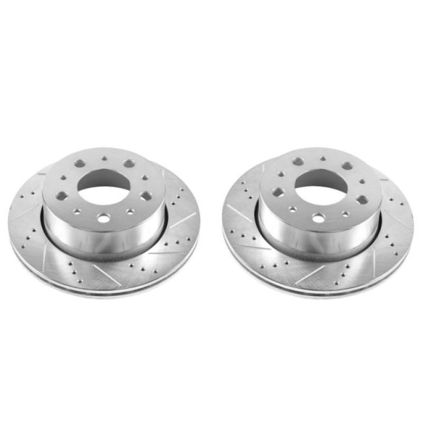 PowerStop AR8395XPR PowerStop Evolution Performance Drilled, Slotted & Plated Brake Rotor Pair