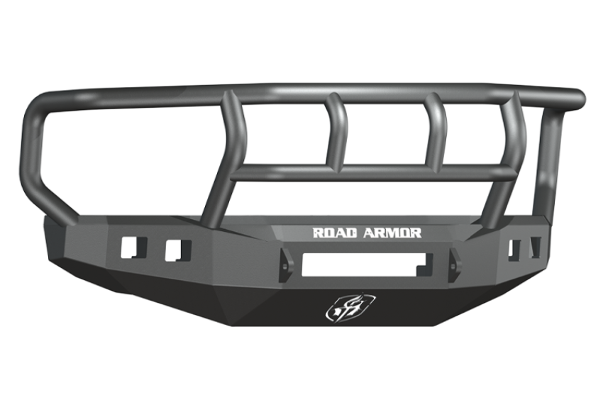 Road Armor 608R2B-NW 08-10 Ford F-250 Stealth Front Bumper w/Titan II Guard Wide Flare - Tex Blk