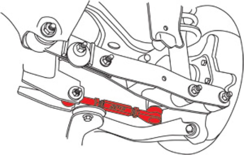 SPECIALTY PRODUCTS COMPANY 67655 ADJUSTABLE REAR TOE ARM