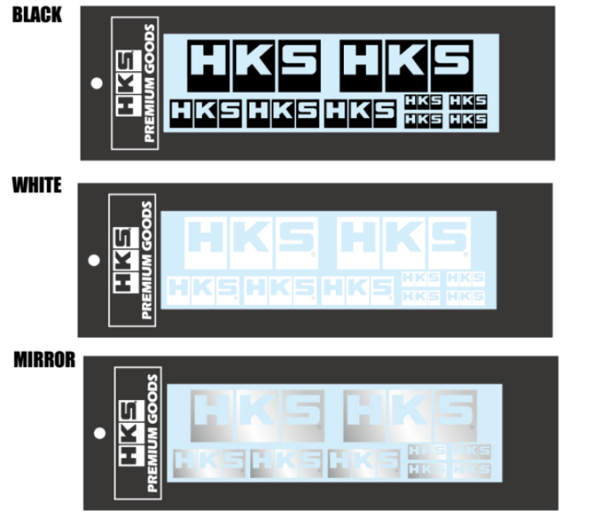 HKS 51003-AK148 LOGO Sticker a la carte MIRROR