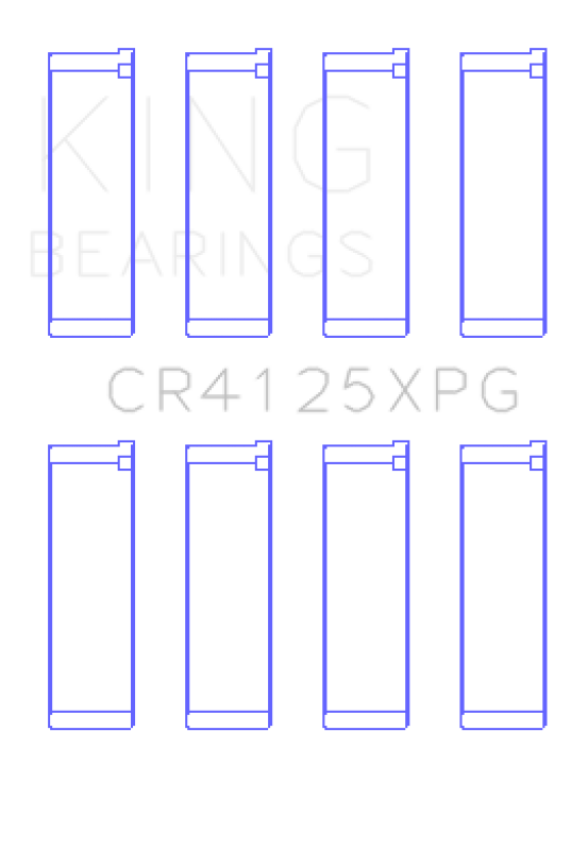 King Subaru EJ20/EJ22/EJ25 (Suites 52mm Journal Size) (Size STD) Tri-Metal Perf Rod Bearing Set
