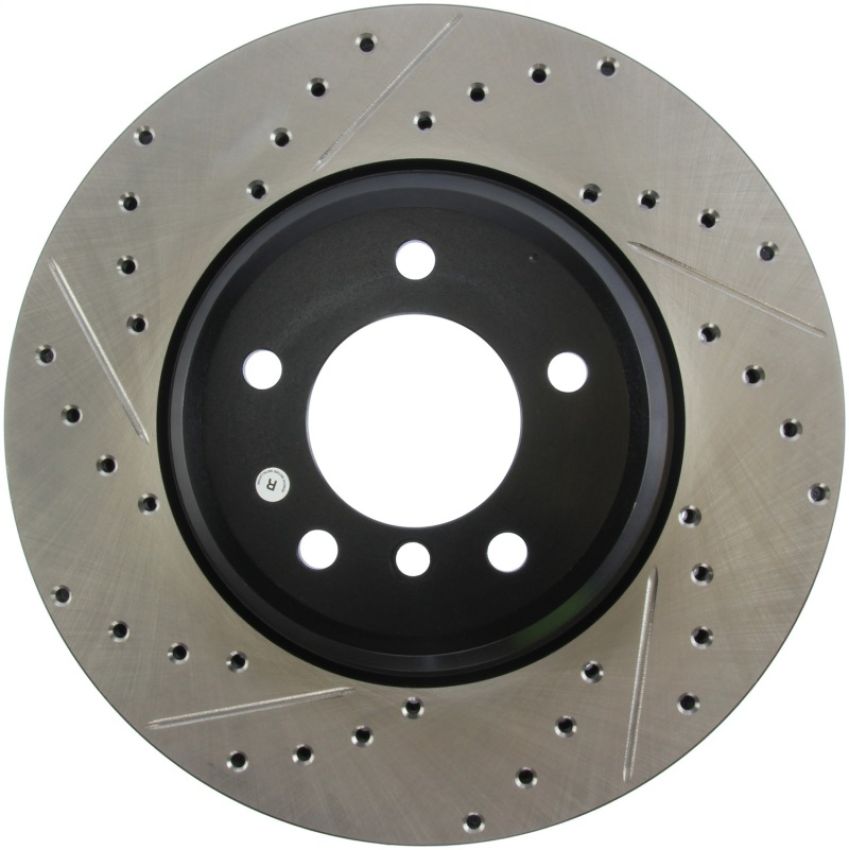 Stoptech 127.34093R 07-09 BMW 335 (E90/E92/E93) Slotted & Drilled Right Front Rotor