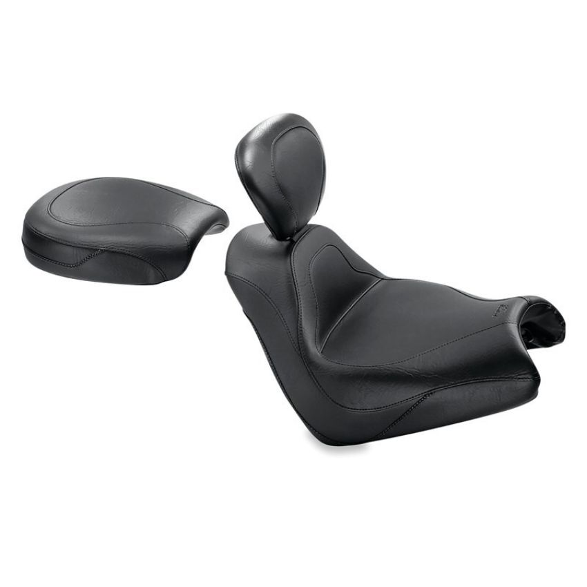 Mustang Motorcycle 76135 Mustang 05-08 Honda VTX1800F Sport Touring Passenger Seat - Black