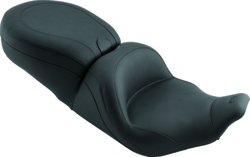 Mustang Motorcycle 76018 Mustang 02-08 Triumph America,03-08 Speedmaster Standard Touring 2PC Seat - Black