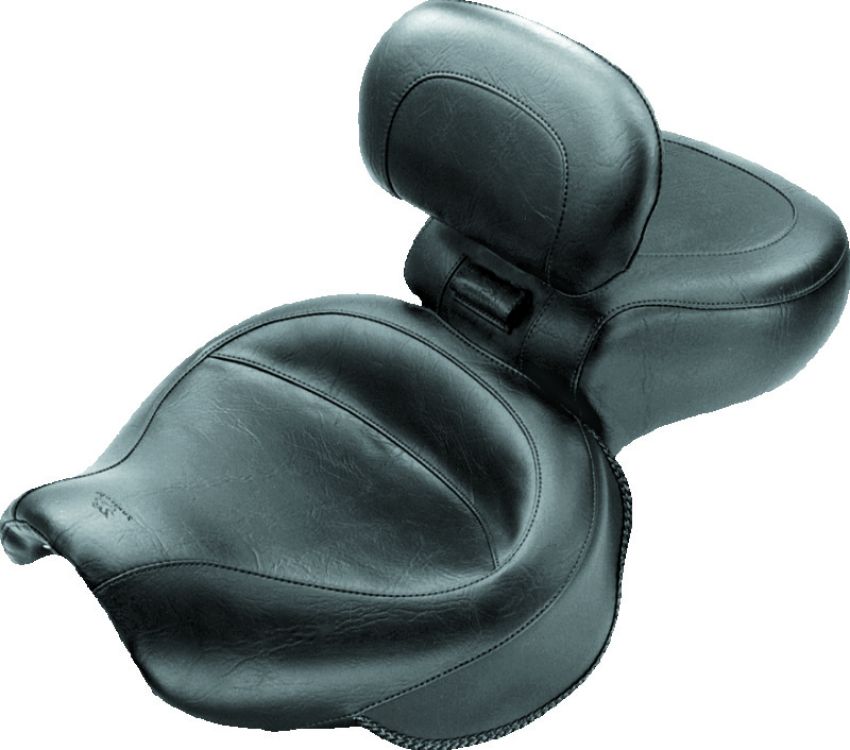 Mustang Motorcycle 79239 Mustang 00-08 Honda VT1100 Sabre,97-08 Spirit,87-97 Shadow Wide Touring 1PC Seat - Black