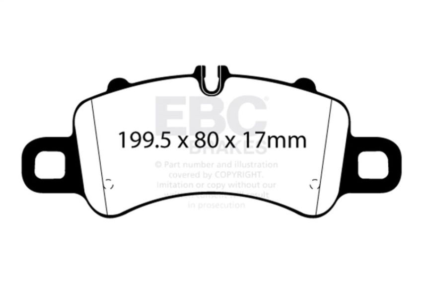 EBC Brakes DP32307C Redstuff Ceramic Low Dust Brake Pads