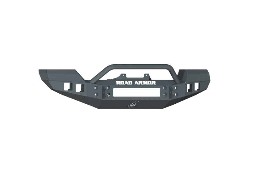 Road Armor 512R4B 07-18 Jeep Wrangler JK Stealth Front Winch Bumper w/Pre-Runner Guard - Tex Blk
