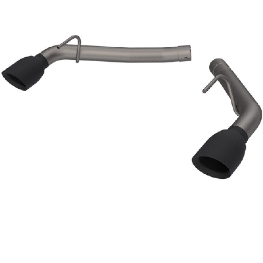 QTP 700114B 2014-2015 Chevrolet Camaro SS  Eliminator Axle Back Black Tips