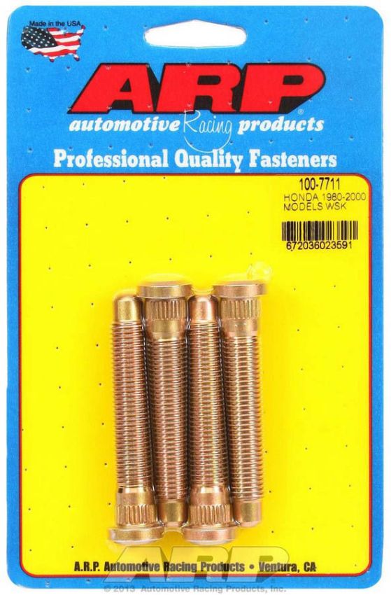 ARP ARP100-7711 Wheel Stud Kit - M12x1.5 2.850/.485 Knurl
