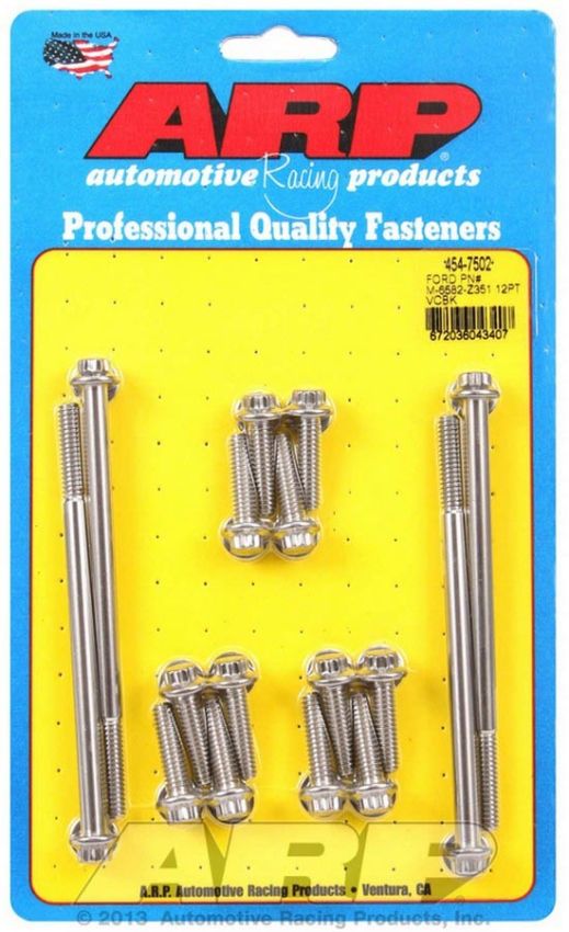 ARP ARP454-7502 Valve Cover Bolt Kit 12pt SBF
