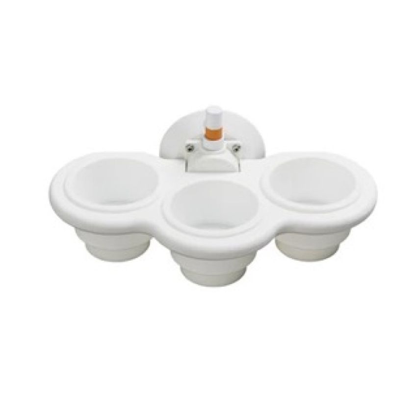 SeaSucker MC5311W 3-Cup Holder Vertical Mount - White