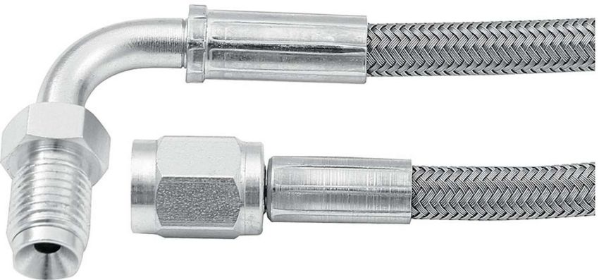 ALLSTAR PERFORMANCE ALL46332-24 24in #3 Line -3 Str/90 Deg 3/8-24 Inv Flr