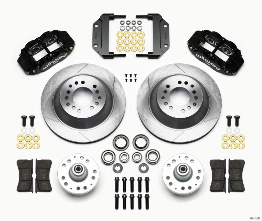 Wilwood 140-12272 Narrow Superlite 6R Front Hub & 1PC Rtr Kit 12.88in Magnum Force Drop Spindle