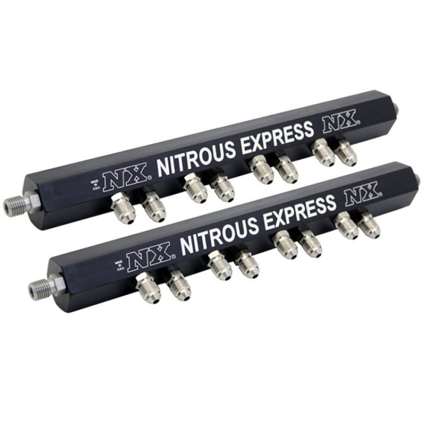 Nitrous Express 90001 DISTRIBUTION RAIL KIT (SINGLE HOLE RAILS)