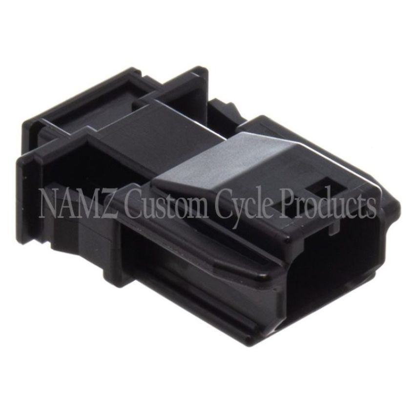 NAMZ NJ-2P51 JAE MX-1900 2-Position Male Black Pin Housing (HD 72905-11)