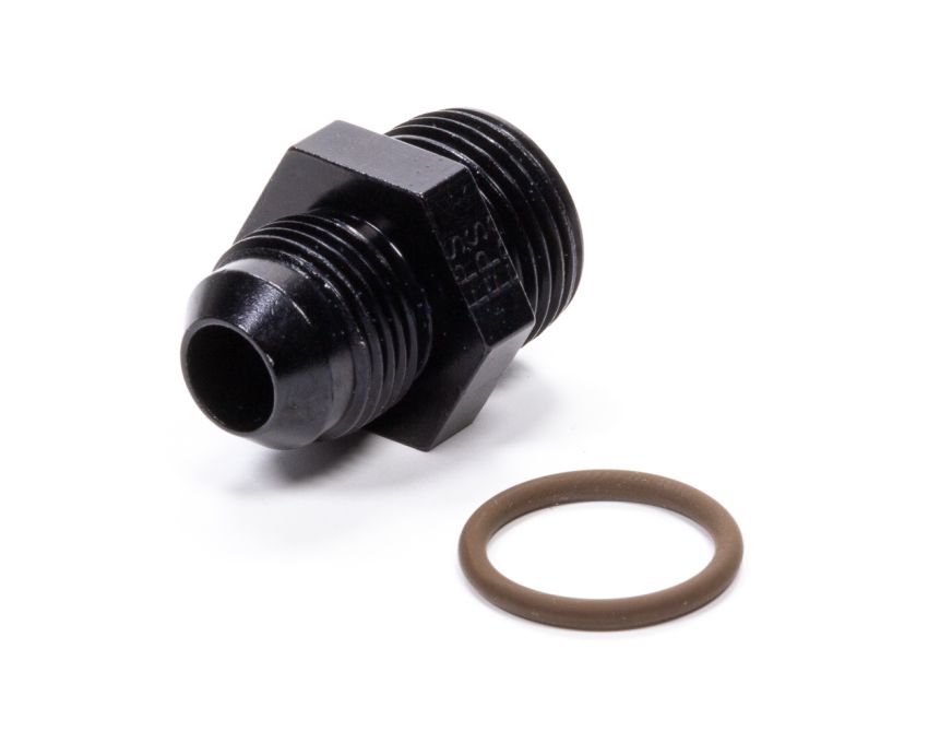 FRAGOLA FRG495104-BL #8 x 7/8-14 (#10) Radius O-Ring Fitting Black