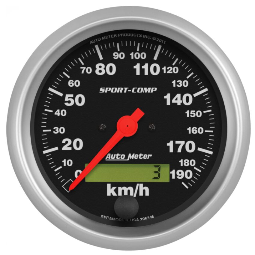 AutoMeter 3987-M GAUGE, SPEEDOMETER, 3 3/8