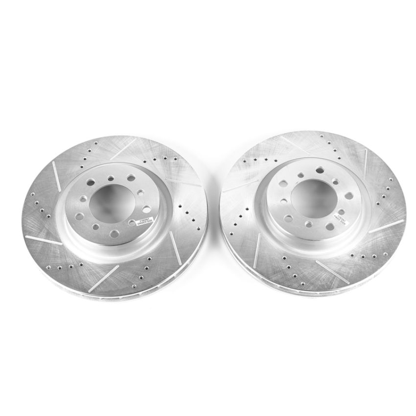 PowerStop EBR664XPR PowerStop Evolution Performance Drilled, Slotted & Plated Brake Rotor Pair