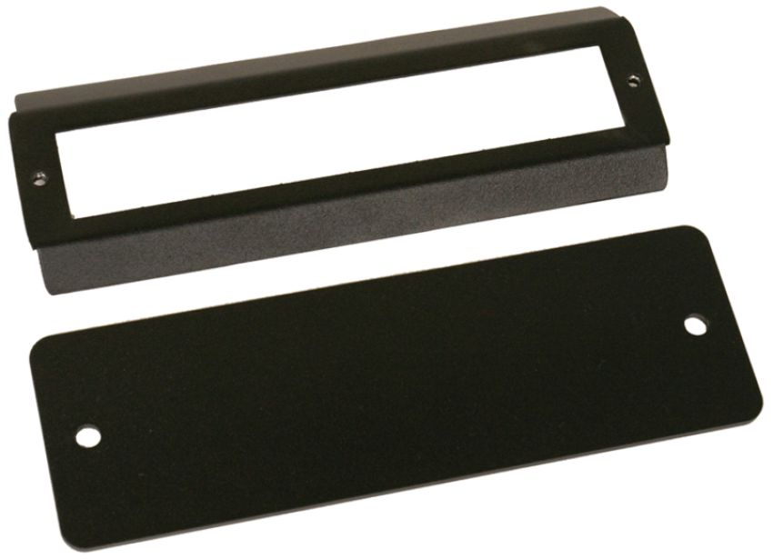 Tuffy Products 151-01 Tuffy Stereo Dash Cutout Cover Plate- Black