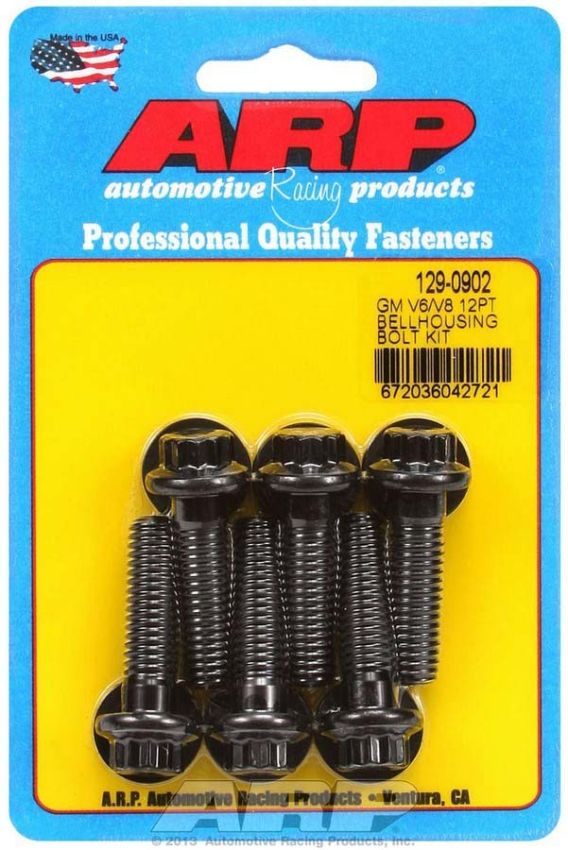 ARP ARP129-0902 Bellhousing Bolt Kit - 12pt. GM V6/V8