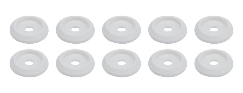 ALLSTAR PERFORMANCE ALL18846 Body Bolt Washer Plastic White 10pk