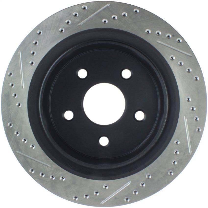 Stoptech 127.67054L Slotted & Drilled Sport Brake Rotor