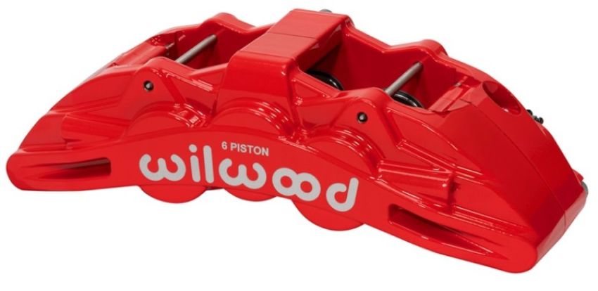 Wilwood 120-14862-RD Caliper Red SX6R 4.04in Piston 1.25in Disc