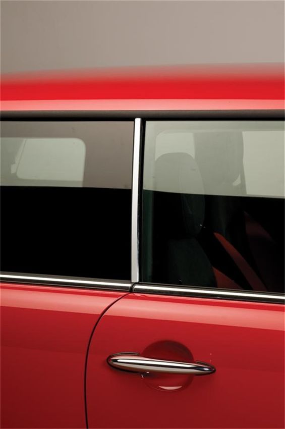 Putco 402026 07-14 Mini Cooper - Pillar Post Trim Stainless Steel Pillar Posts Classic