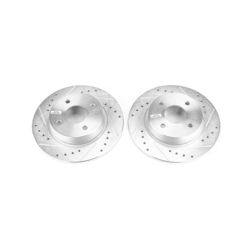 PowerStop AR85192XPR PowerStop Evolution Performance Drilled, Slotted & Plated Brake Rotor Pair