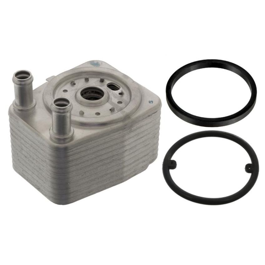 FEBI 100746 Oil Cooler with gaskets