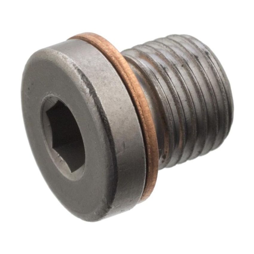 FEBI 101021 Bolt Plug for cylinder head gasket and rear axle transmission