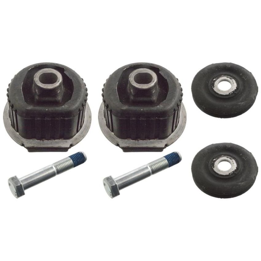 FEBI 10154 Axle Beam Mounting Kit with stop plates and bolts