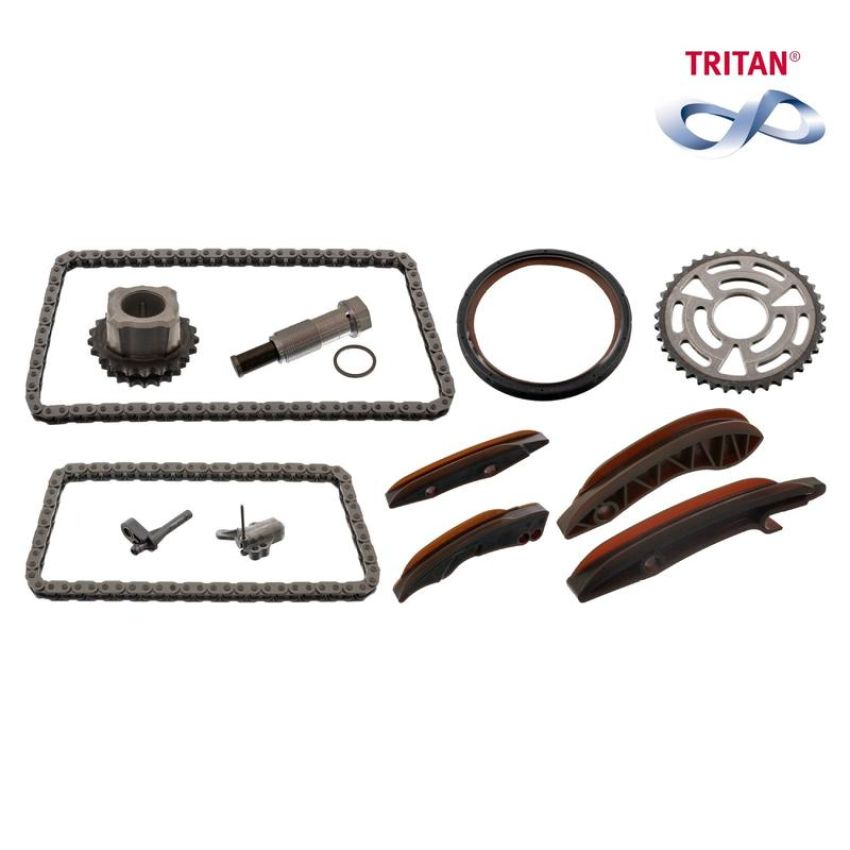 FEBI 102040 Timing Chain Kit for camshaft, TRITAN®-coated