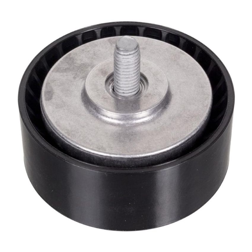 FEBI 102157 Idler Pulley for auxiliary belt, with bolt